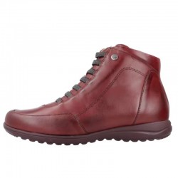 Botines Planos Mujer Pitillos 118 Burdeos