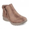 Botines Planos Mujer Skechers Fall In Bloom Taupe
