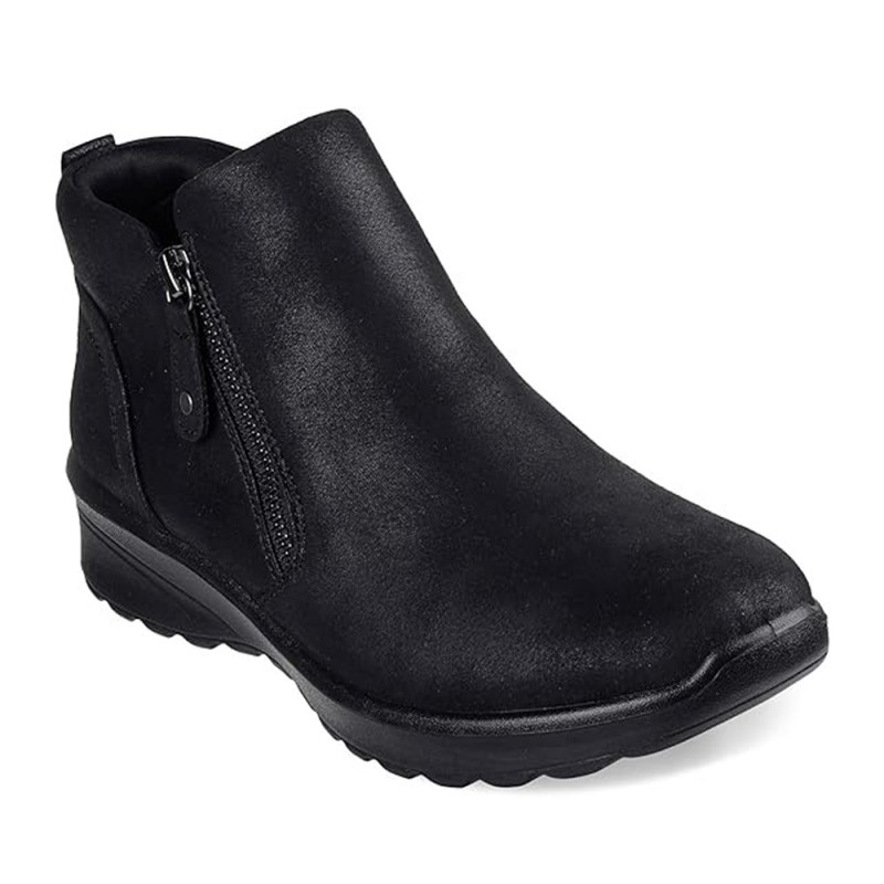 Botines Planos Mujer Skechers Fall In Bloom Negro