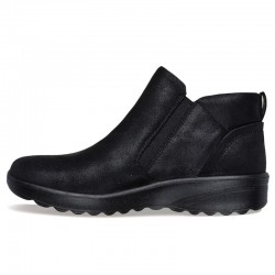 Botines Planos Mujer Skechers Fall In Bloom Negro