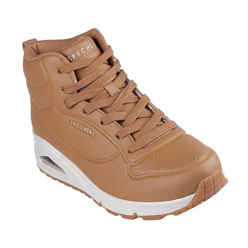 Botines Planos Mujer Skechers Stand High Cuero