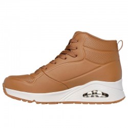 Botines Planos Mujer Skechers Stand High Cuero