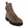 Botines Planos Mujer Zapp 27215 Taupe