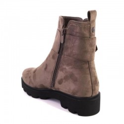 Botines Planos Mujer Zapp 27215 Taupe