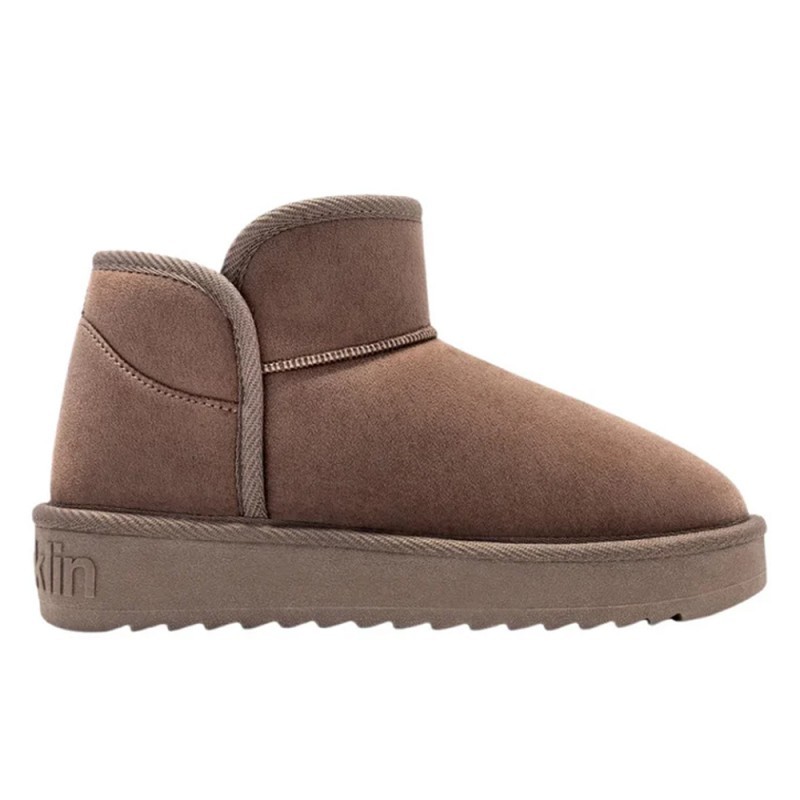 Botines Planos Mujer D.franklin Nordic Low Basic Taupe