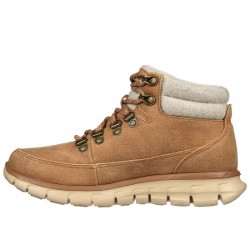 Botines Planos Mujer Skechers Synergy Cuero