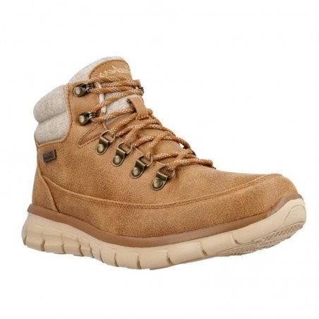 Botines Planos Mujer Skechers Synergy Cuero