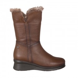 Botas Planas Mujer Zapp 7621 Cuero