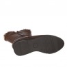 Botas Planas Mujer Zapp 7621 Cuero