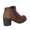 Botines de Tacón Mujer Zapp 8816 Cuero
