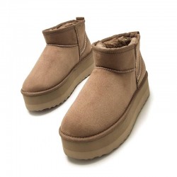 Botines Planos Mujer MTNG 59733 Taupe