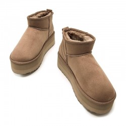 Botines Planos Mujer MTNG 59733 Taupe