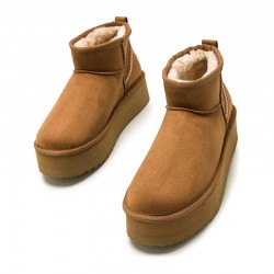 Botines Planos Mujer MTNG 59733 Cuero