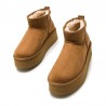 Botines Planos Mujer MTNG 59733 Cuero