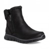 Botines Planos Mujer Skechers Synergy Negro-Negro