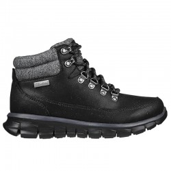 Botines Planos Mujer Skechers Synergy Negro