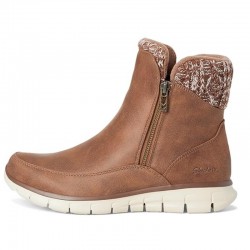 Botines Planos Mujer Skechers Synergy Marron