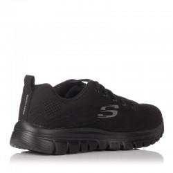 Sneakers Mujer Skechers Get Connected Negro-Negro