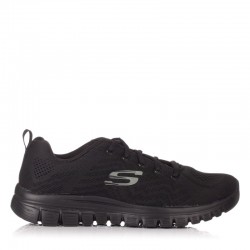 Sneakers Mujer Skechers Get Connected Negro-Negro
