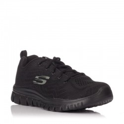 Sneakers Mujer Skechers Get Connected Negro-Negro