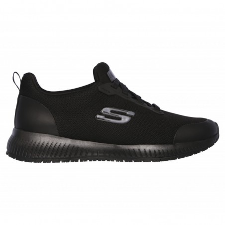 Sneakers Mujer Skechers Work Squad Sr Negro-Negro
