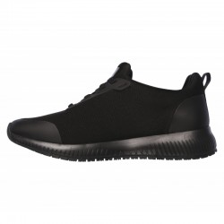 Sneakers Mujer Skechers Work Squad Sr Negro-Negro