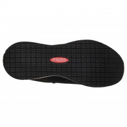 Sneakers Mujer Skechers Work Squad Sr Negro-Negro