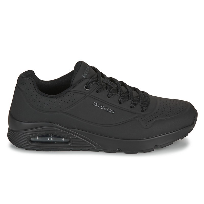 Sneakers Hombre Skechers Uno Negro-Negro