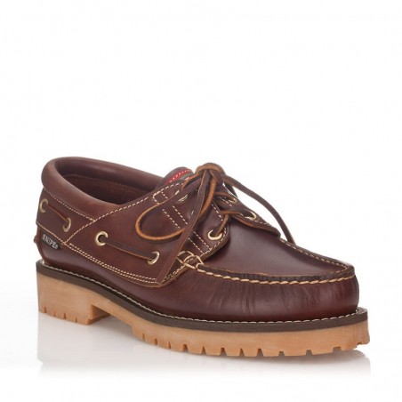 Zapatos Casual Hombre Snipe Náutico 21201 Ciclón Seahorse Cuero