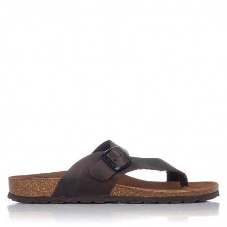 Sandalias Planas Mujer Inter-Bios 7119 Moka