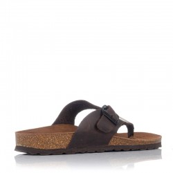 Sandalias Planas Mujer Inter-Bios 7119 Moka