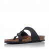 Sandalias Planas Mujer Inter-Bios 7119 Negro