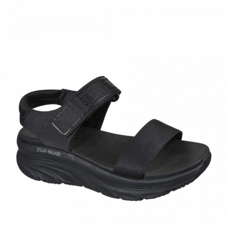 Sandalias Planas Mujer Skechers 119226 Negro