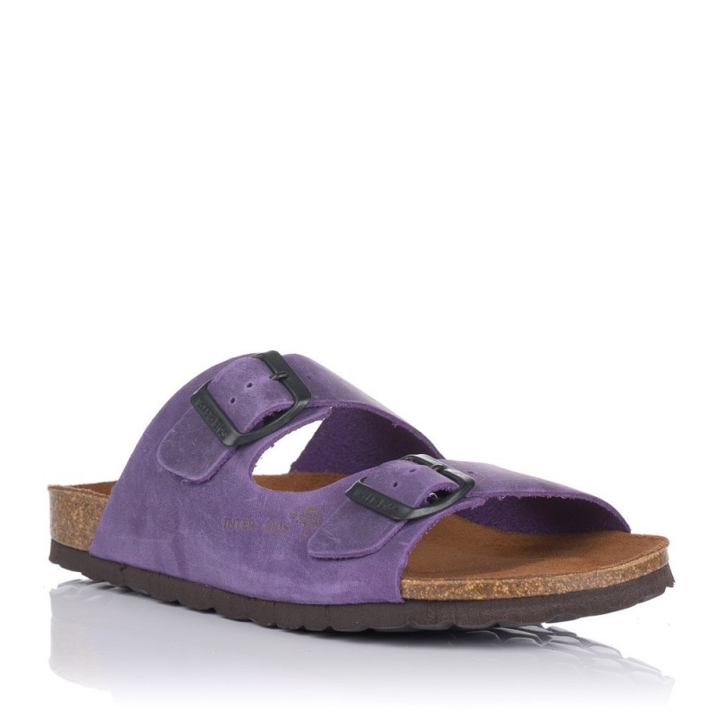 Sandalias Planas Mujer Inter-Bios 7206 Morado