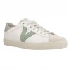 Sneakers Mujer Victoria Berlín Piel & Serraje Verde