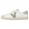 Sneakers Mujer Victoria Berlín Piel & Serraje Verde