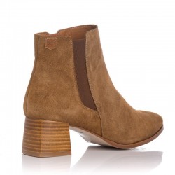 Botines de Tacón Mujer Popa Eyra Cuero