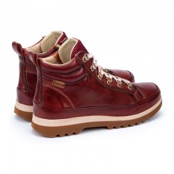 Botines Planos Mujer Pikolinos W3W-8564 Burdeos