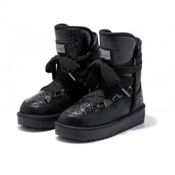 Botines Planos Mujer D.franklin Dfsh370006 Negro
