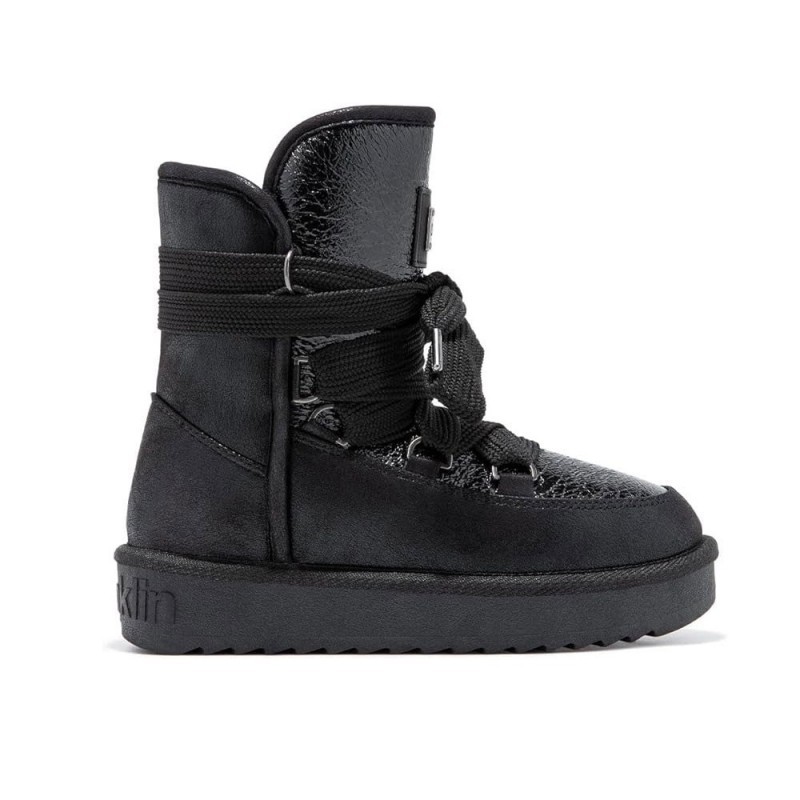 Botines Planos Mujer D.franklin Dfsh370006 Negro
