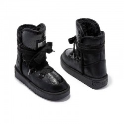 Botines Planos Mujer D.franklin Dfsh370006 Negro