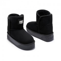 Botines Planos Mujer D.franklin Nordic V.2 Basic Low Negro