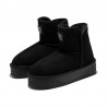Botines Planos Mujer D.franklin Nordic V.2 Basic Low Negro