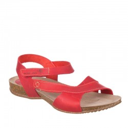 Sandalias Planas Mujer Inter-Bios 4487 Rojo