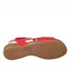 Sandalias Planas Mujer Inter-Bios 4487 Rojo