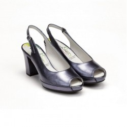 Zapatos de Tacón Mujer Dorking D6604 Marino