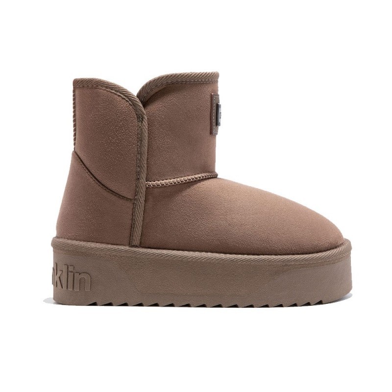 Botines Planos Mujer D.franklin Nordic V.2 Basic Low Taupe