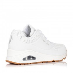 Sneakers Mujer Skechers Uno - Stand On Air Blanco-Blanco