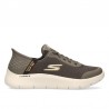 Sneakers Hombre Skechers Slip-Ins:go Walk Flex-Hand Up Marron