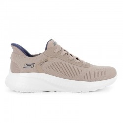 Sneakers Hombre Skechers Bobs Sport Squad Chaos Taupe